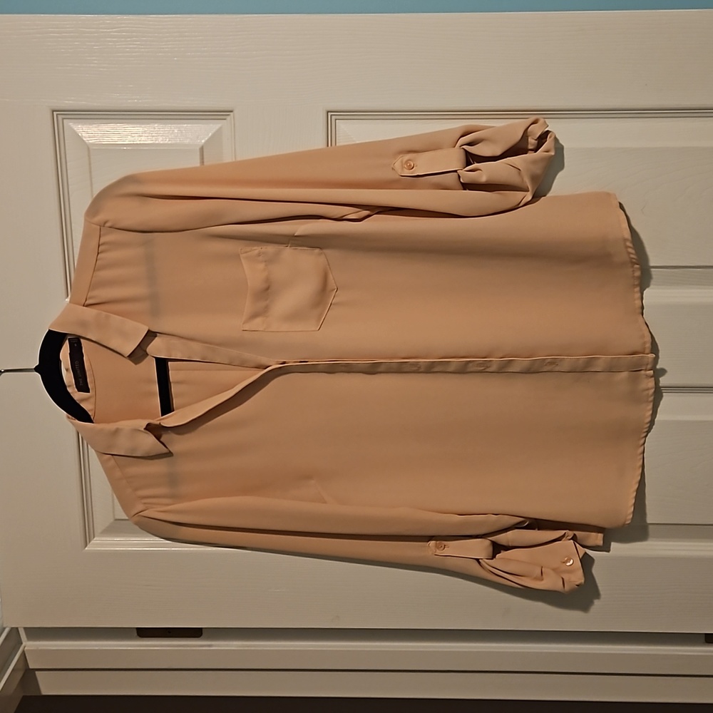 The Limited blouse, Tan, size medium